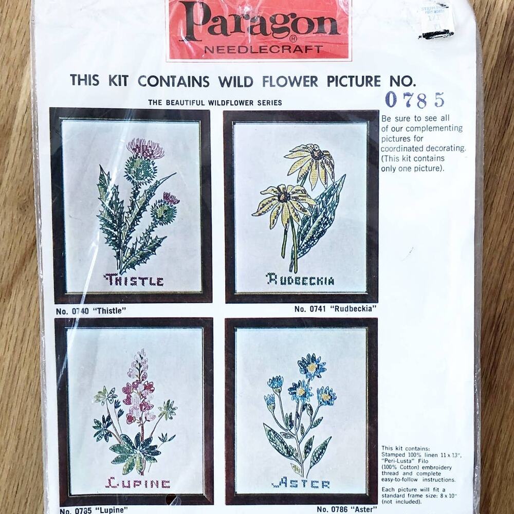 Paragon Needle Craft Kit 0785 ASTER NEW!!
